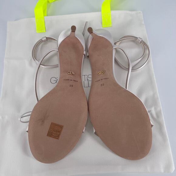 Giambattista Valli Women's High Heel Sandal Sz 39- Ivory - Picture 7 of 10